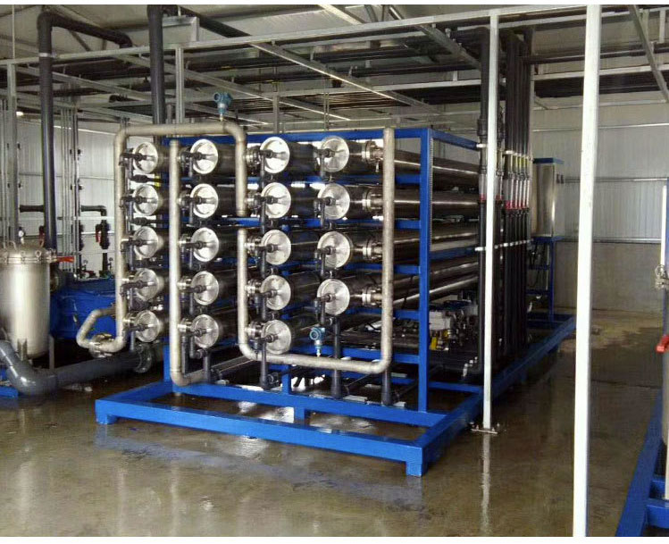 衡东大型全不锈钢材质RO反渗透除盐水设备